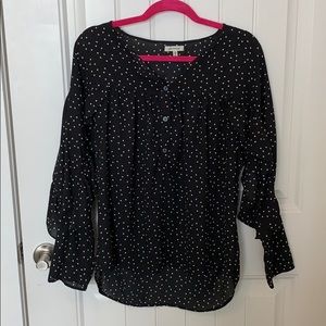 Max Studio black and white blouse